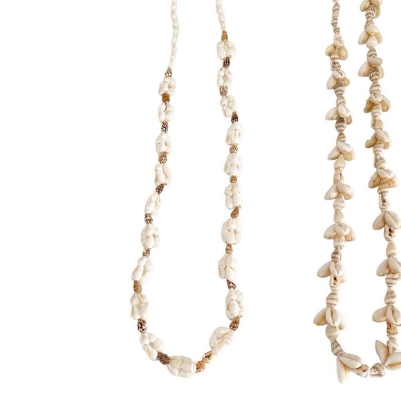 Shell Necklaces Lot of 2, 17 Inches Long Each - Picture 6 of 6